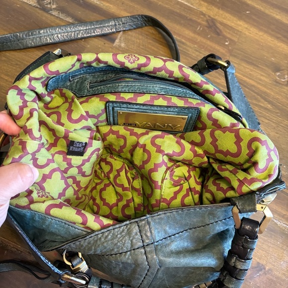 ORYANY Gwen Green Leather Hobo Boho Oversized Tote Shoulder Gypsy Carry All - Picture 12 of 13